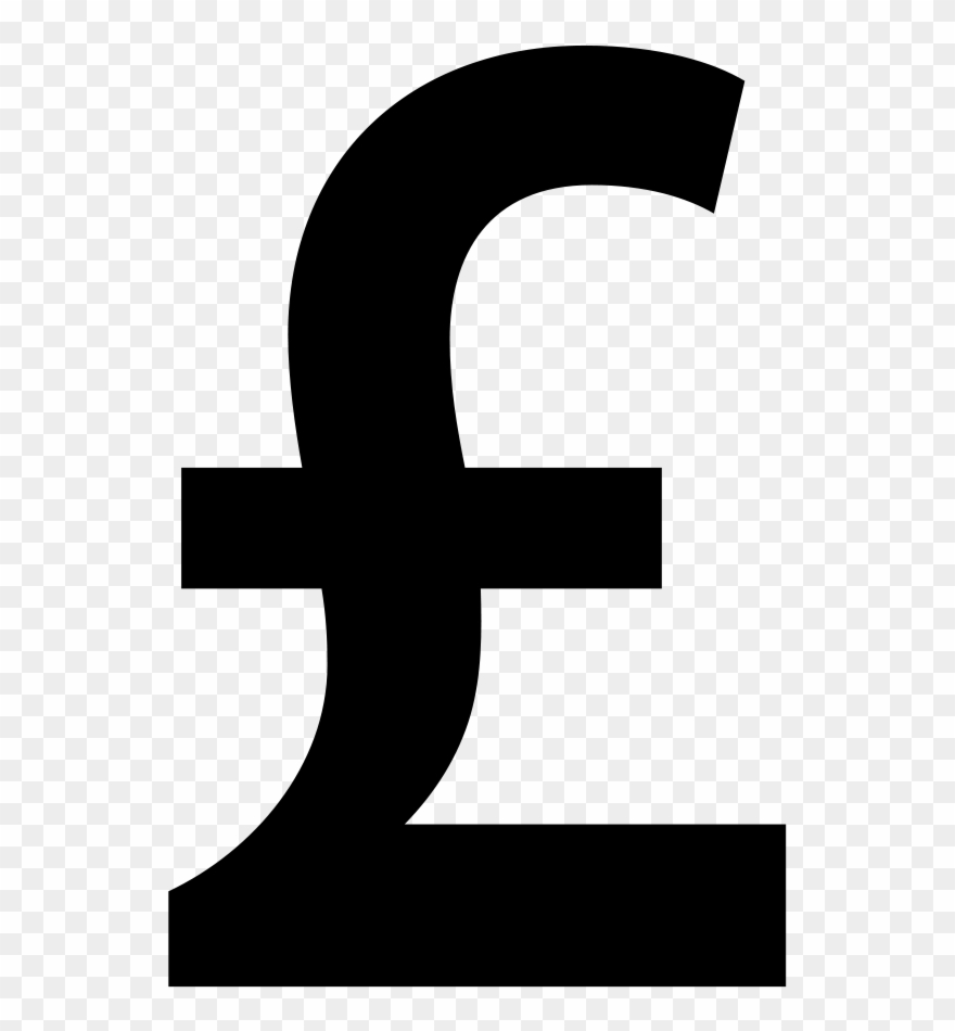 880x950 British Pound Icon Clipart