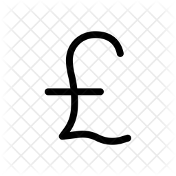 256x256 Pound Icon Of Line Style