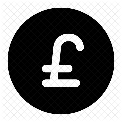 512x512 Pound Sterling Icon Of Glyph Style