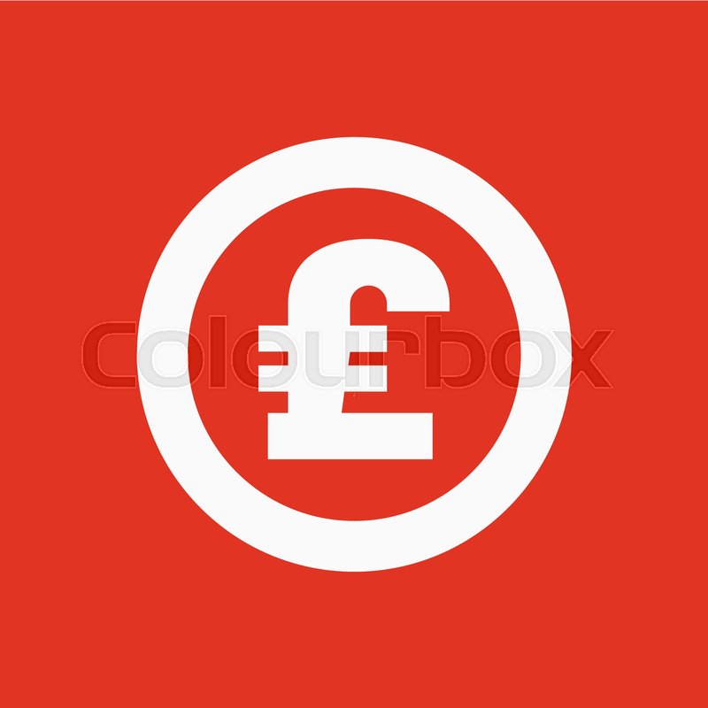 800x800 The Pound Sterling Icon Cash And Stock Vector Colourbox