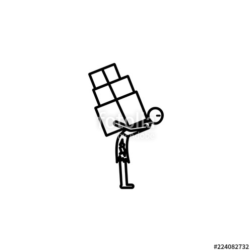 500x500 Poor Man Worker Icon Element Of Poverty Social Life Icon