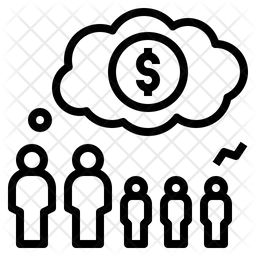 256x256 Poverty Icon Of Line Style