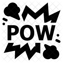 256x256 Pow Icon Of Glyph Style