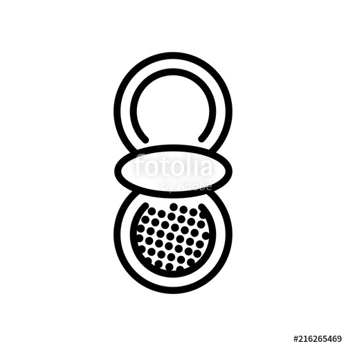 500x500 Powder Icon Vector Icon Simple Element Illustration Powder