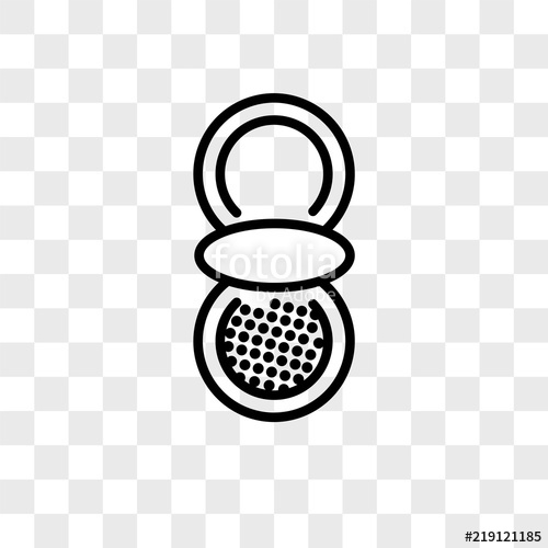 500x500 Powder Vector Icon On Transparent Background, Powder Icon Stock