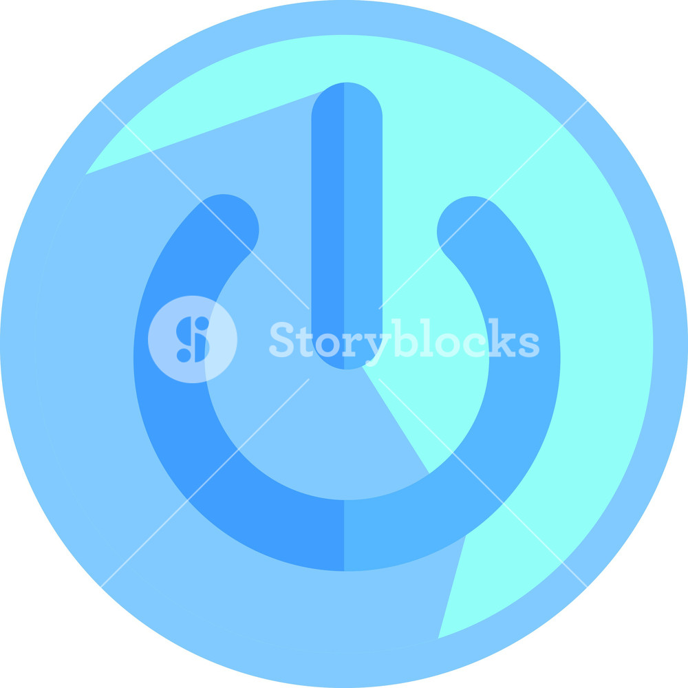 1000x1000 Power Button Icon Royalty Free Stock Image