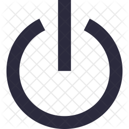 256x256 Power Button Icon Of Line Style