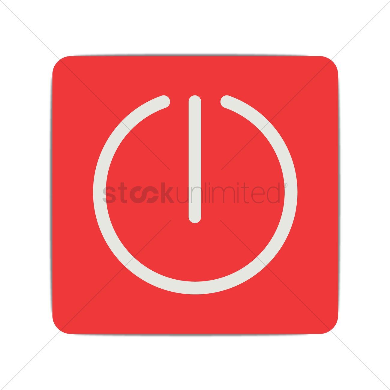 1300x1300 Power Button Icon Vector Image
