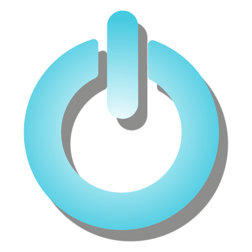 512x512 Gradient Power Button Icon