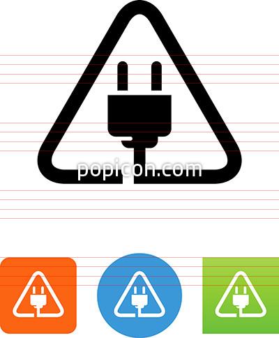 Power Cord Alert Icon 400x485 Power Cord Alert Icon