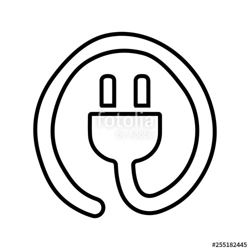 Power Cord Icon Stock Image And Royalty Free Vector 500x500 Power Cord Icon Stock Image And Royalty Free Vector