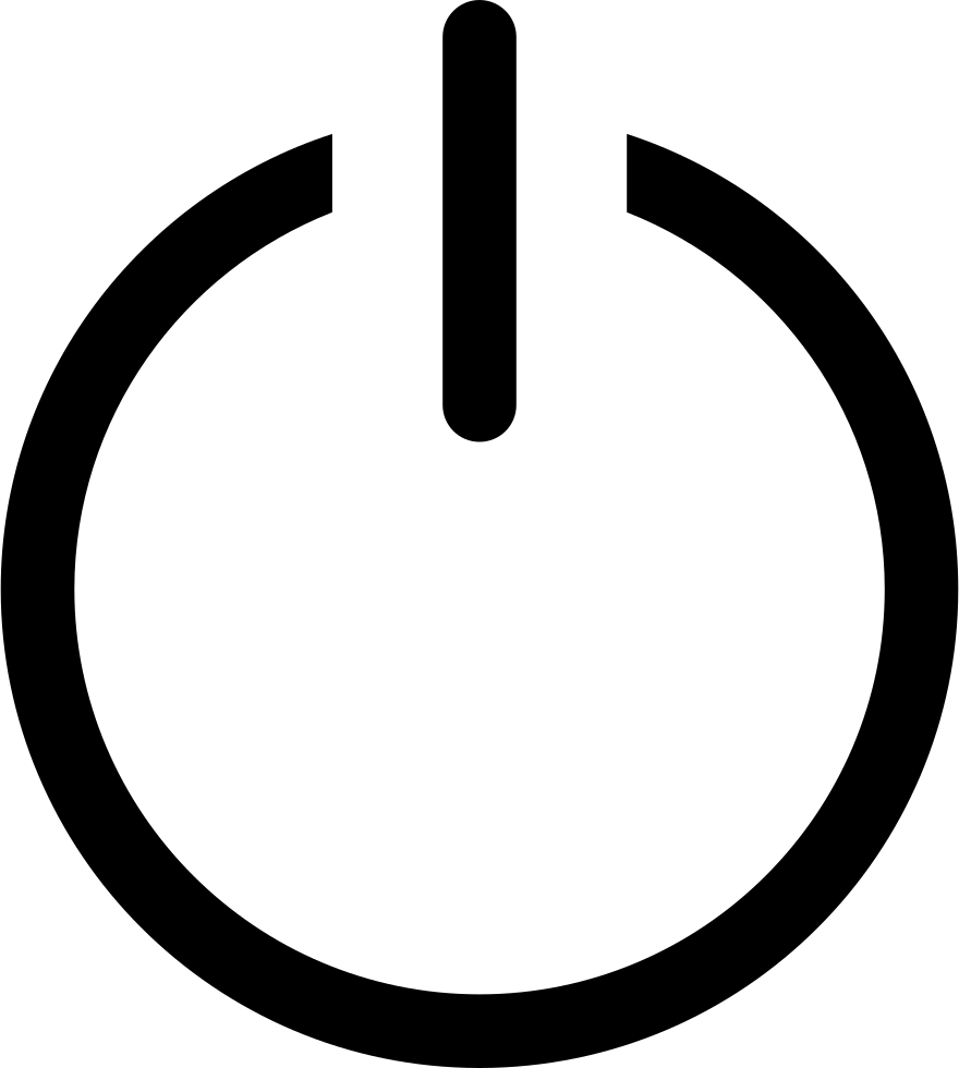 880x980 Power Symbol Off Png Icon Free Download