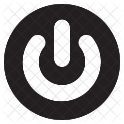 256x256 Power Icon Of Glyph Style