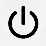 190x190 Power On Switch On Turn Off Icon Women's Premium T Shirt Spreadshirt