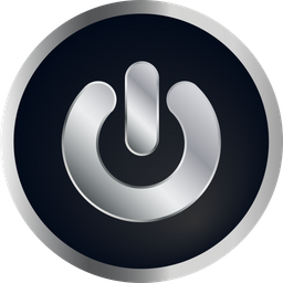256x256 Power Off Icon Of Gradient Style