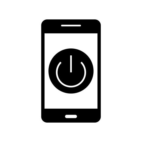 490x490 Power Off Mobile Application Vector Icon