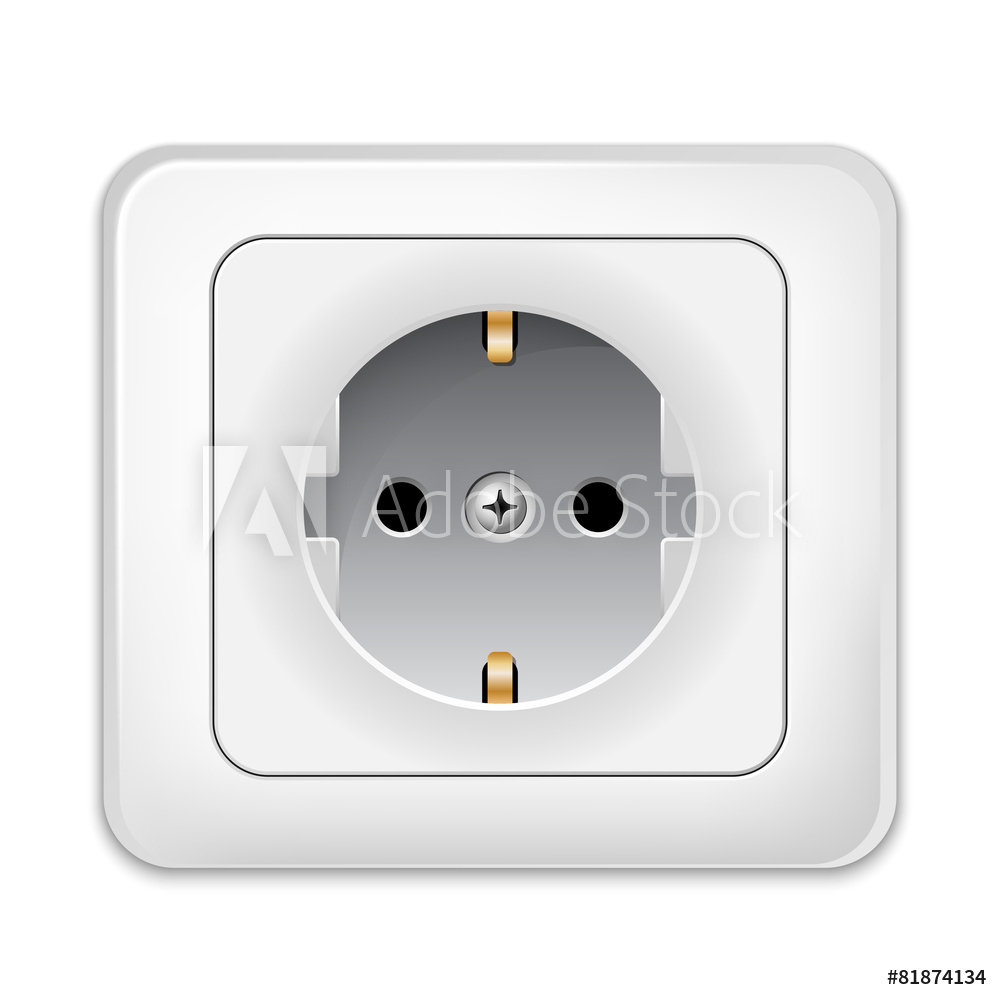 1000x1000 Fotografie, Obraz Power Outlet Icon Posters Cz