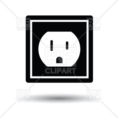 400x400 Electric Outlet Icon Vector Image Of Icons And Emblems Angelp