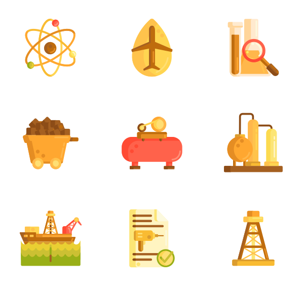 600x564 Power Plant Icons