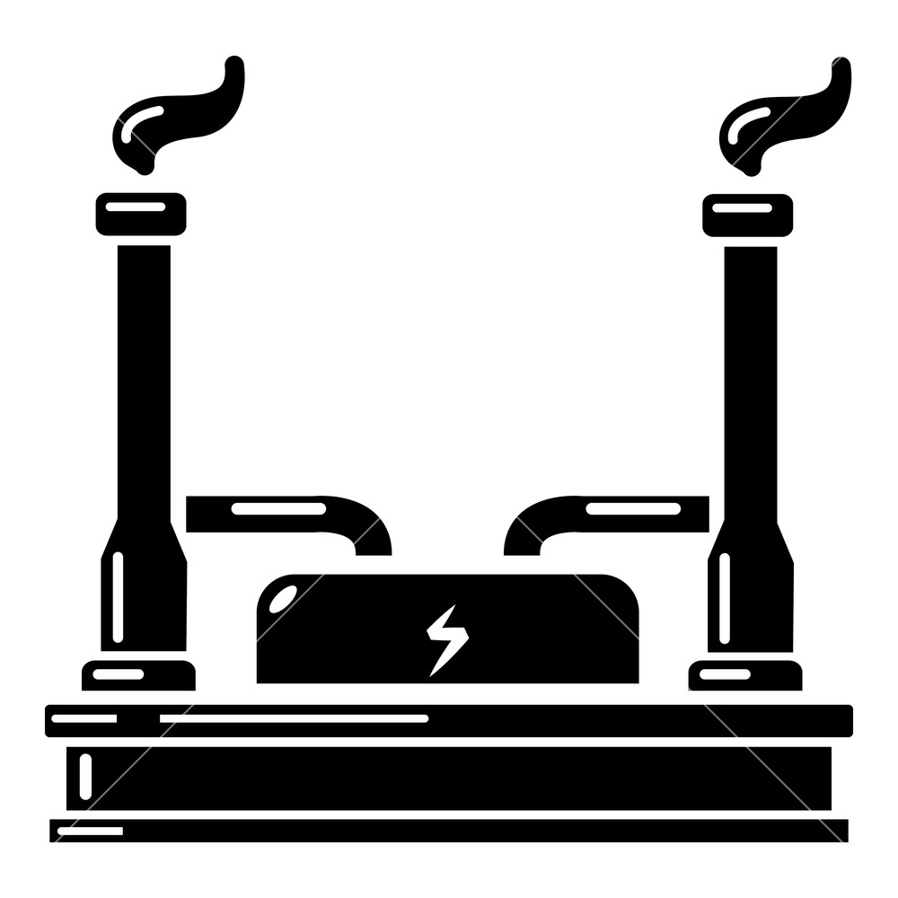 1000x1000 Power Plant Icon Simple Illustration Of Power Plant Vector Icon
