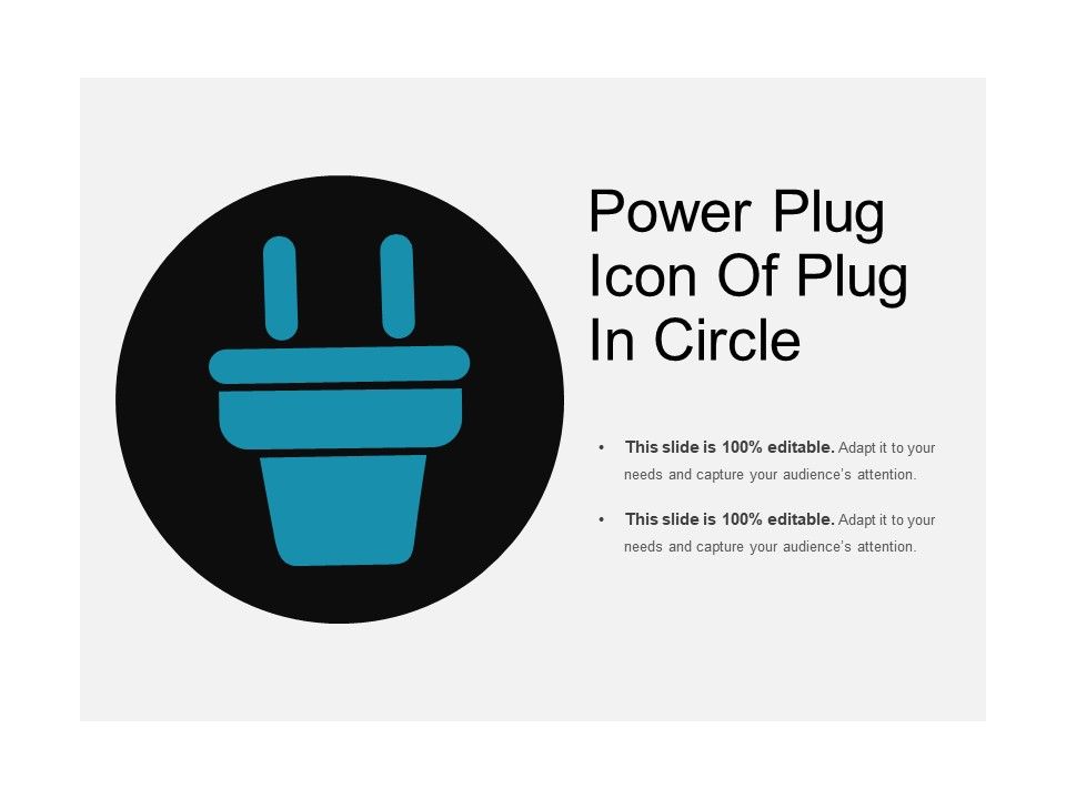 960x720 Power Plug Icon Of Plug In Circle Powerpoint Shapes Powerpoint