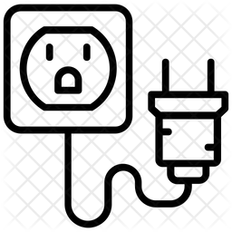 256x256 Power Plug Icon Of Line Style