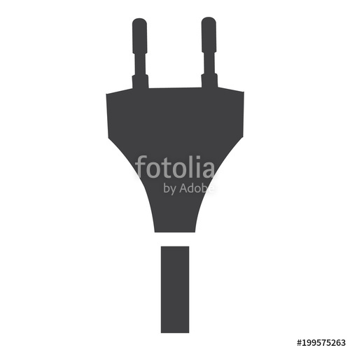 500x500 Power Plug Icon Stock Image And Royalty Free Vector