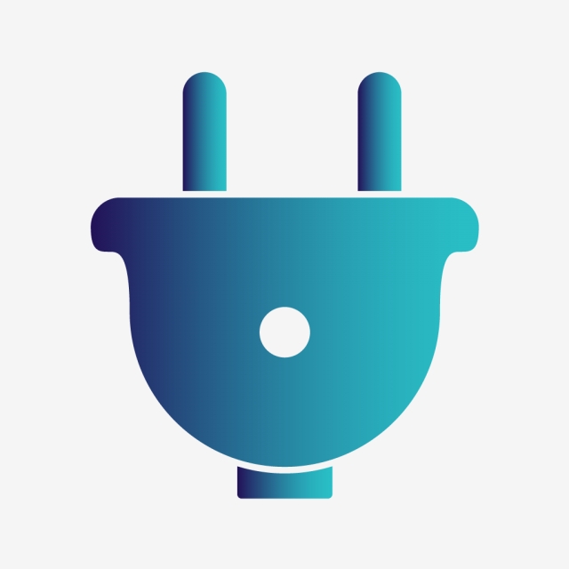 640x640 Vector Power Plug Icon, Electric, Plug, Power Png And Vector