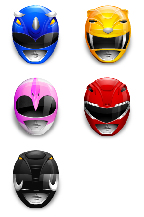 296x444 Power Rangers Icon
