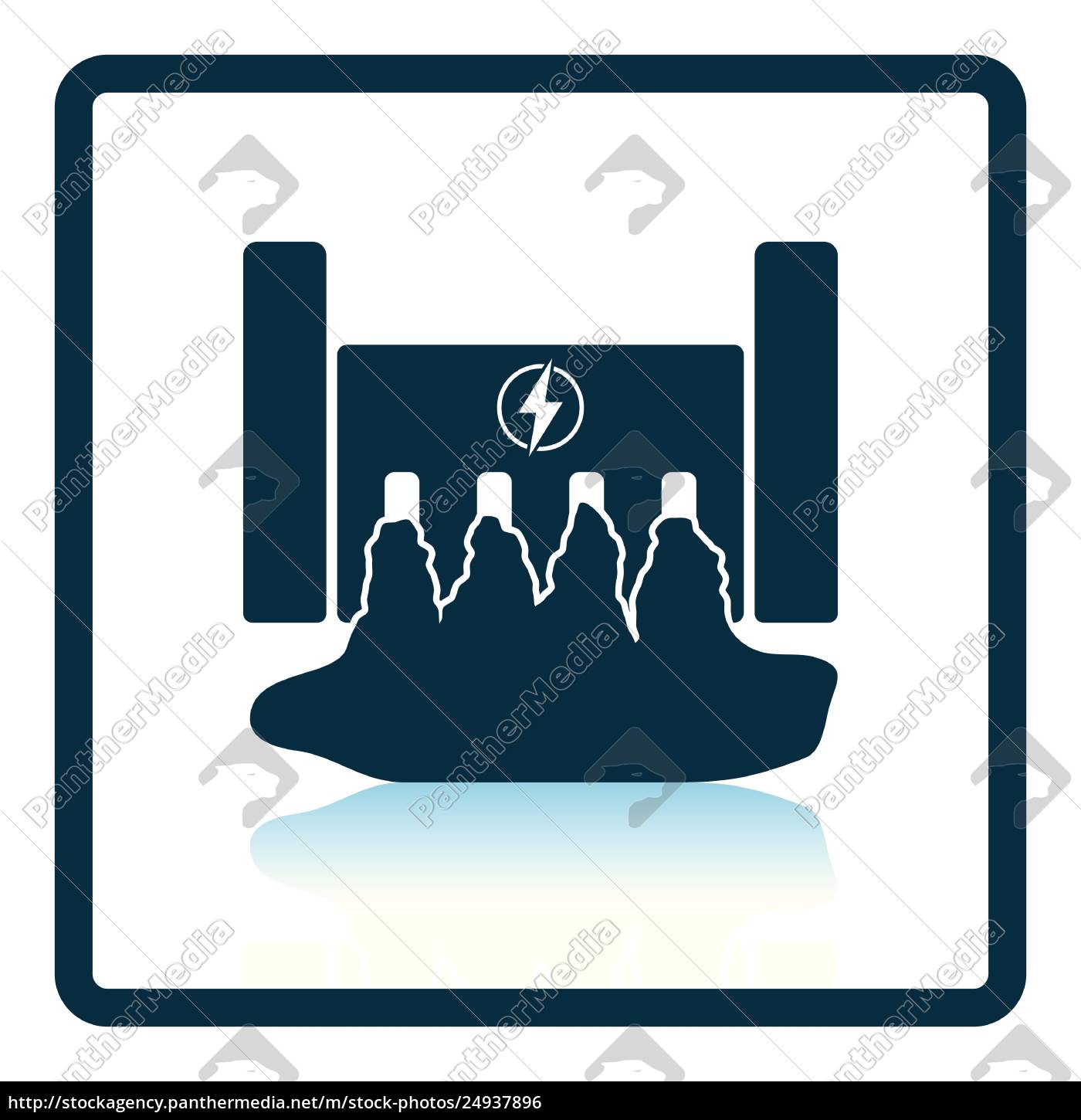 1400x1450 Hydro Power Station Icon