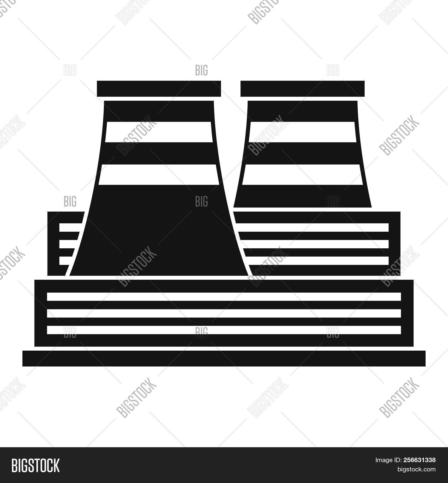 1500x1620 Power Station Icon Simple Illustration Of Power Station Image