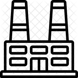256x256 Power Station Icon Of Line Style