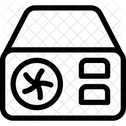 256x256 Power Supply Icon Of Line Style