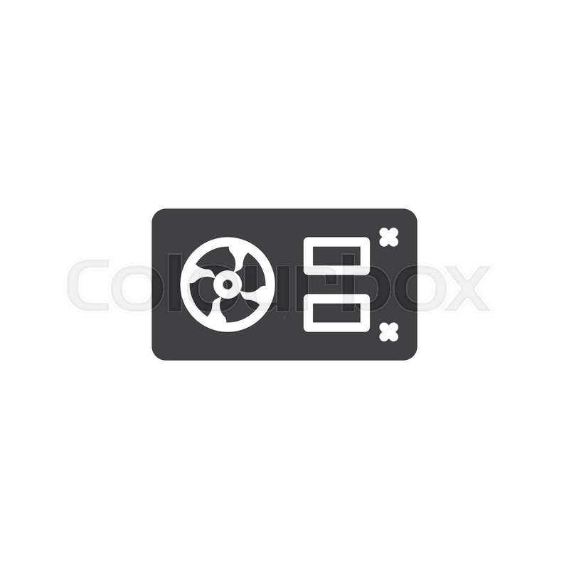800x800 Computer Power Supply Vector Icon Stock Vector Colourbox