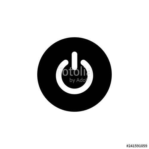 500x500 Power Icon Vector Power Switch Icon Stock Image And Royalty Free
