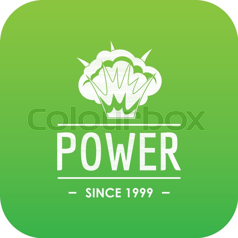 800x800 Powerful Icon Green Vector Isolated On Stock Vector Colourbox