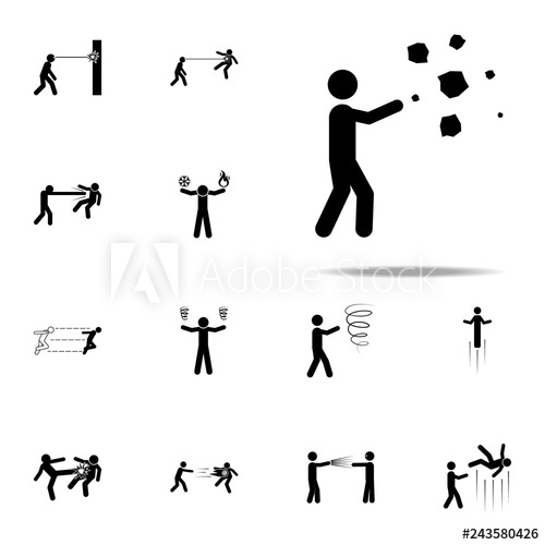 500x500 Super Hero Stone Control Icon Special Human Powerful Icons