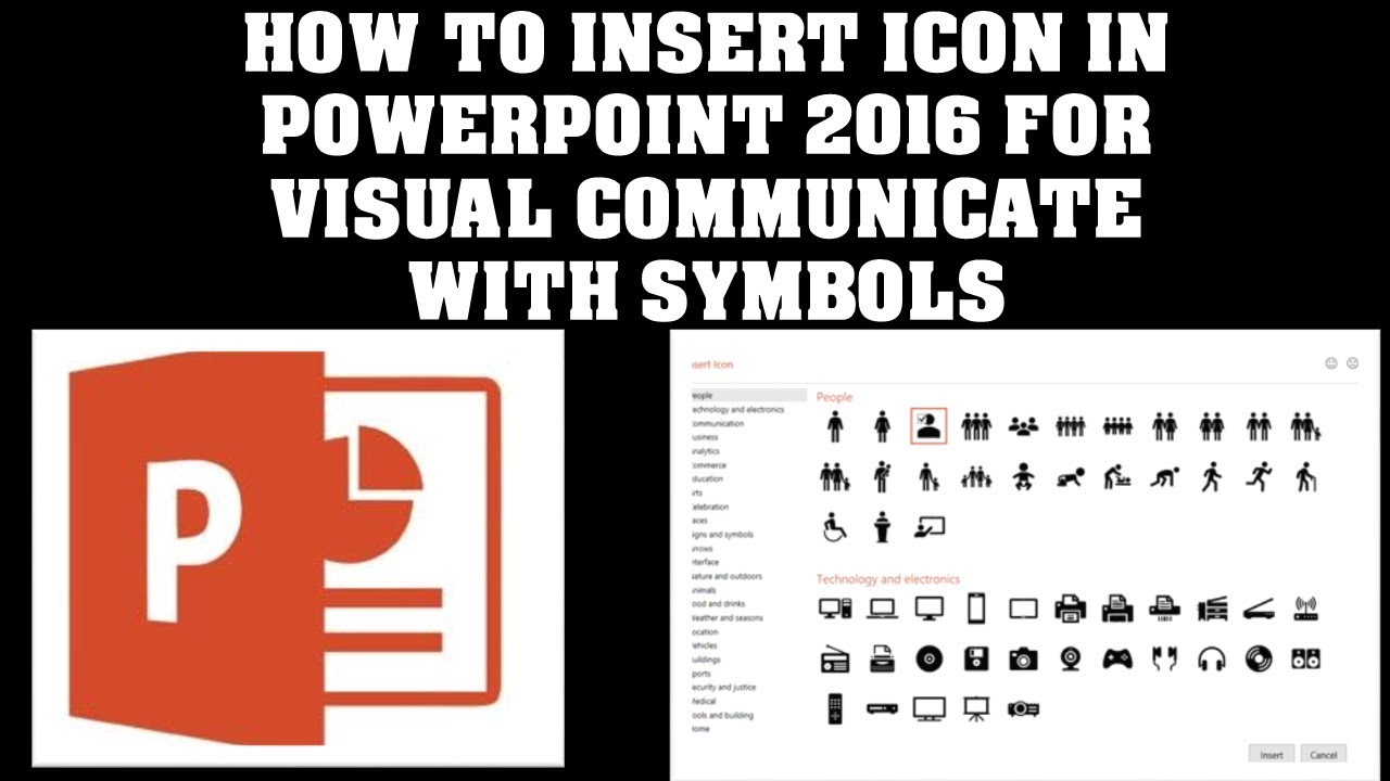 1280x720 How To Insert Icon In Powerpoint To Visual Communicate