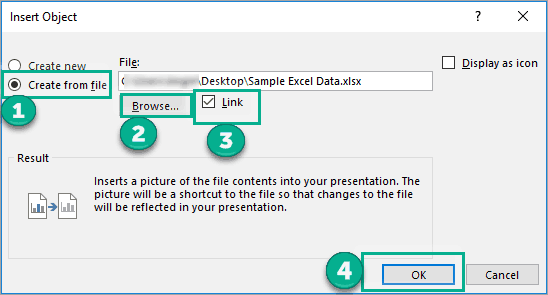 548x295 How To Embed Or Link An Excel In Powerpoint