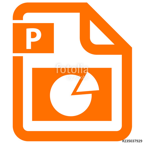 500x500 Digital Office Powerpoint Icon Stock Image And Royalty Free