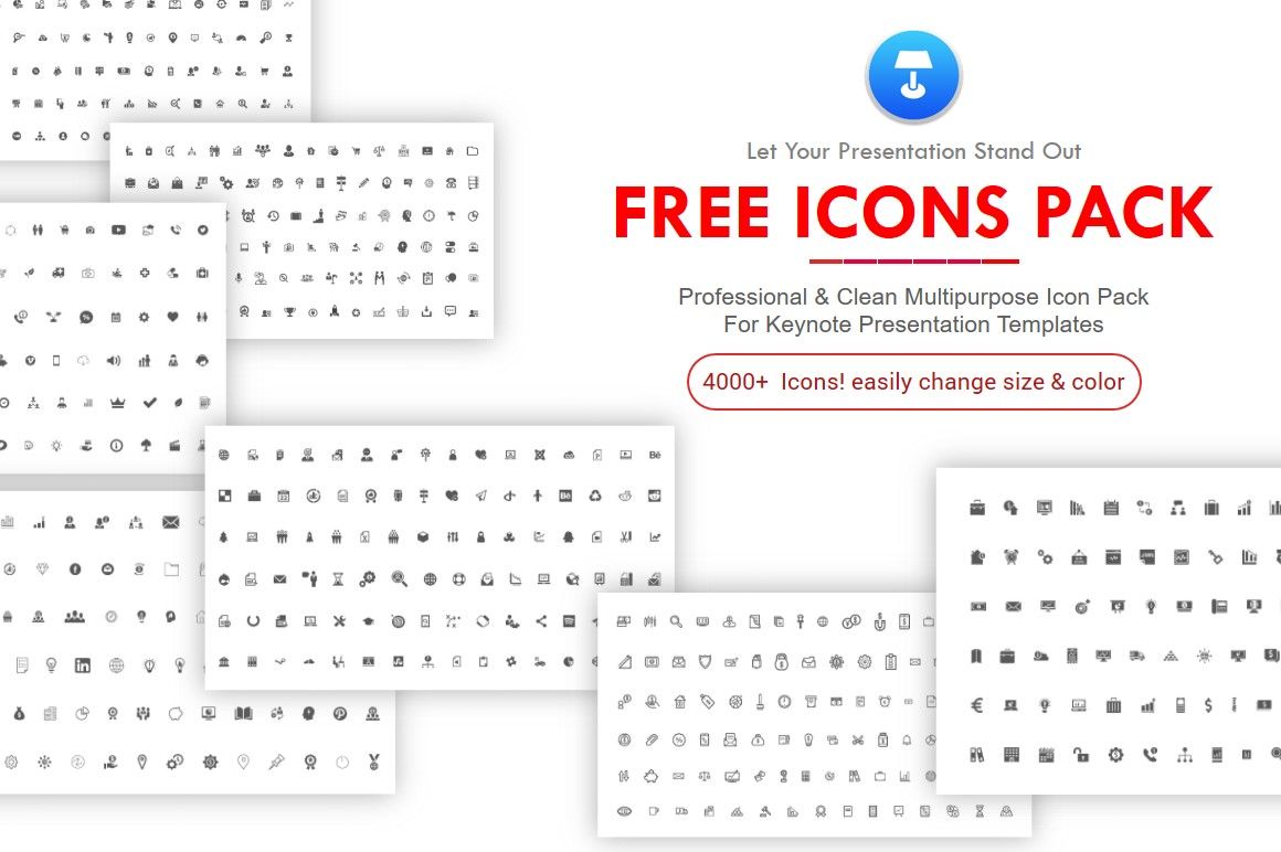 1160x772 Keynote Vector Icons Pack