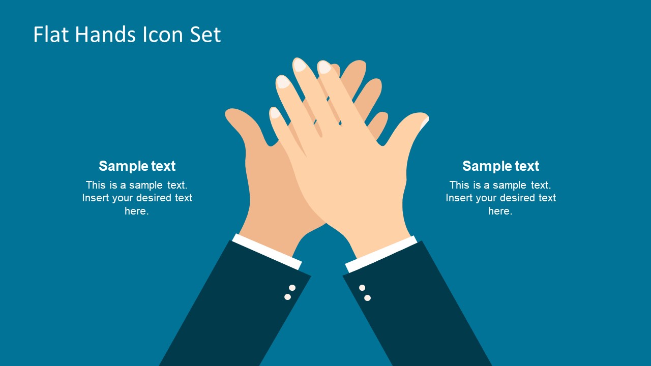 Flat Hands Icon Set For Powerpoint 1280x720 Flat Hands Icon Set For Powerpoint
