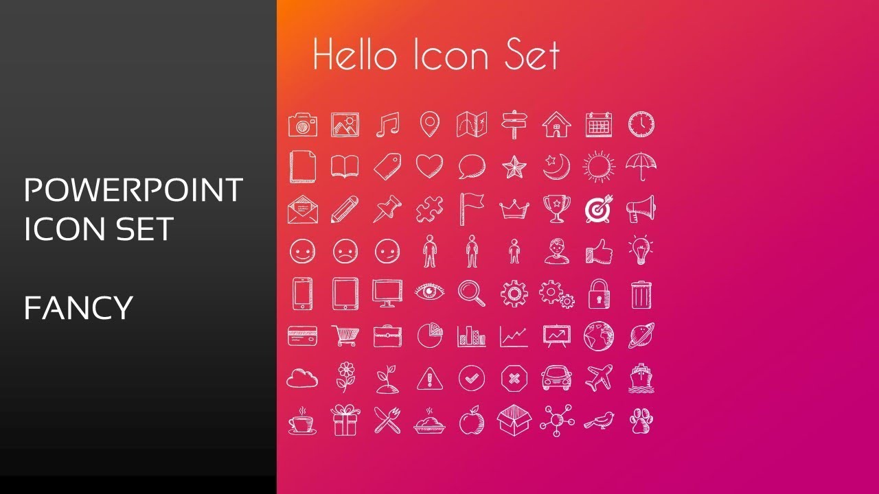 Powerpoint Icons Set Free 1280x720 Powerpoint Icons Set Free