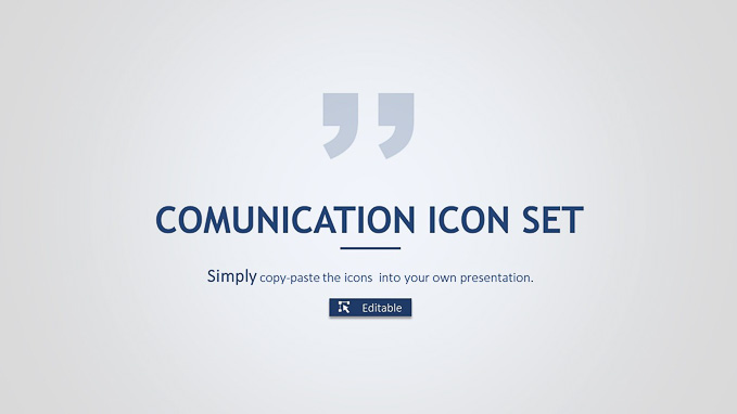 Communication Icon Set Powerpoint Slide Ocean 679x382 Communication Icon Set Powerpoint Slide Ocean