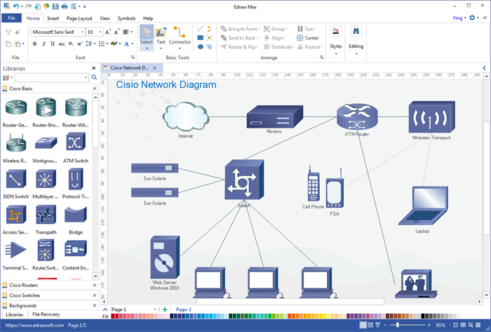 700x473 Create Network Diagram For Ppt