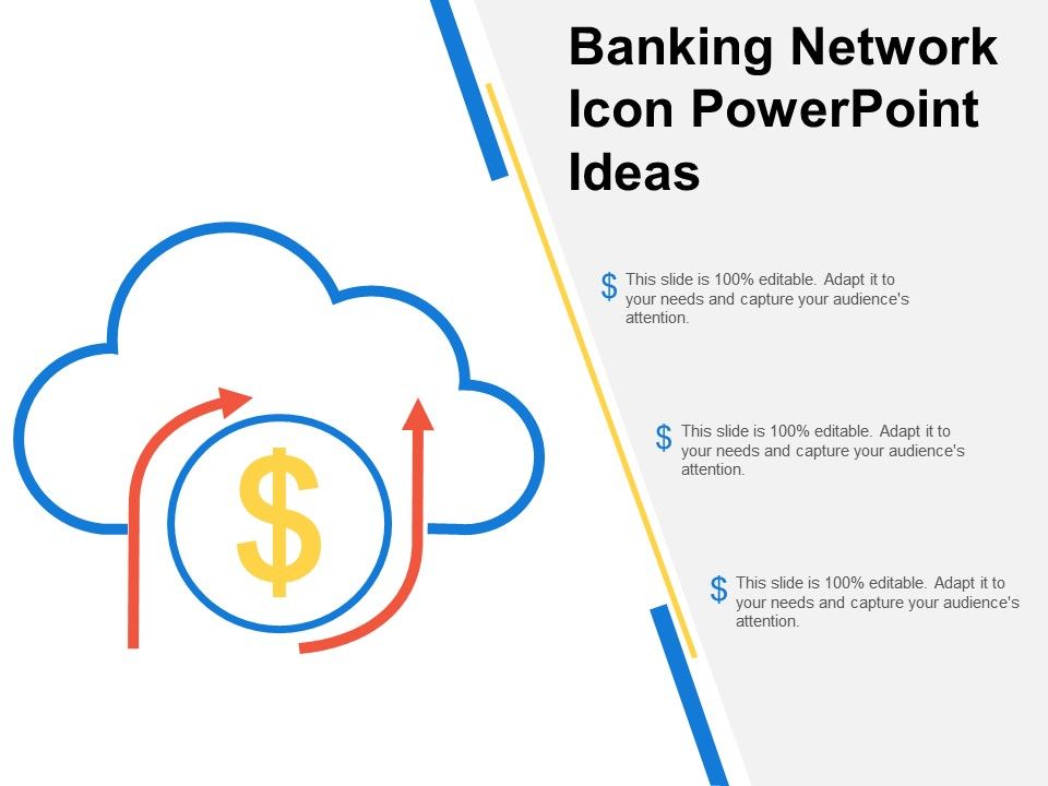 960x720 Banking Network Icon Powerpoint Ideas Powerpoint Templates