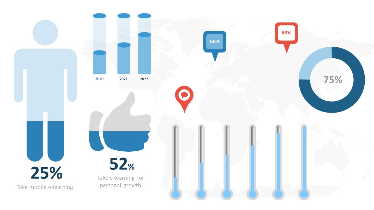 1280x720 Powerpoint Infographics How To Create The People Icons