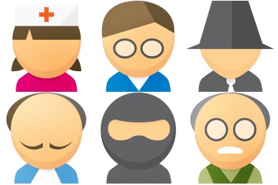 390x260 People Icons