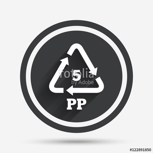 500x500 Pp Icon Polypropylene Thermoplastic Polymer Stock Image