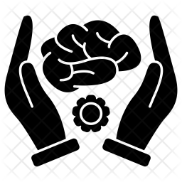 256x256 Brain Practice Icon Of Glyph Style